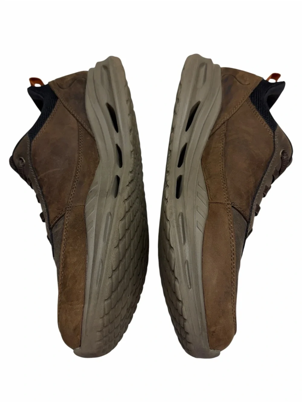 Skechers Slip-ins Arch Fit Sneakers Brown Leather Mens 11 Slip On shoes SN210981